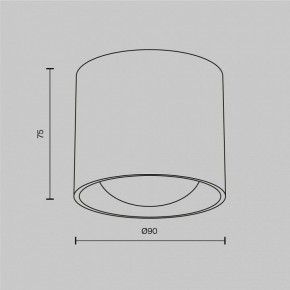 Накладной светильник Maytoni Lens C217CL-15W4K-B в Пуровске - purovsk.ok-mebel.com | фото 9
