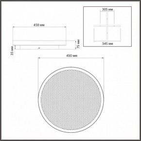 Накладной светильник Sonex Shimmers 7736/60L в Пуровске - purovsk.ok-mebel.com | фото 8
