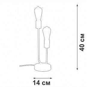 Настольная лампа декоративная Vitaluce V3005 V3005-1/2L в Пуровске - purovsk.ok-mebel.com | фото 5
