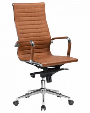 Офисное кресло для руководителей DOBRIN CLARK LMR-101F светло-коричневый №321 в Пуровске - purovsk.ok-mebel.com | фото 2