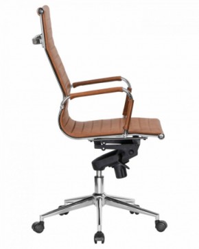 Офисное кресло для руководителей DOBRIN CLARK LMR-101F светло-коричневый №321 в Пуровске - purovsk.ok-mebel.com | фото 3