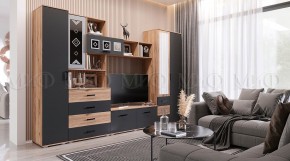 Пенал Белла (Сандал, Графит/Дуб крафт) в Пуровске - purovsk.ok-mebel.com | фото 5