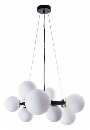 Подвесная люстра Arte Lamp Gemini A2243SP-10BK в Пуровске - purovsk.ok-mebel.com | фото 2