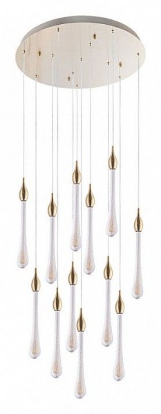 Подвесная люстра Arte Lamp Raindrop A1803LM-36PB в Пуровске - purovsk.ok-mebel.com | фото