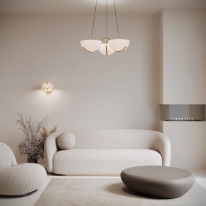 Подвесная люстра Eurosvet Emisfero 50083/3 LED золото в Пуровске - purovsk.ok-mebel.com | фото 4