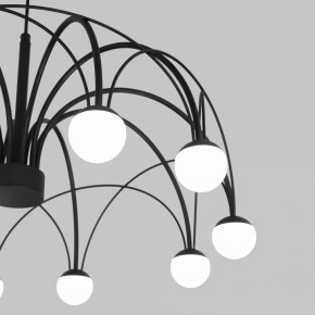 Подвесная люстра Eurosvet Ragno 90034/10 LED черный в Пуровске - purovsk.ok-mebel.com | фото 6