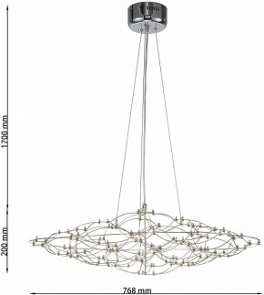 Подвесная люстра Favourite Thinner 4305-8P в Пуровске - purovsk.ok-mebel.com | фото 5