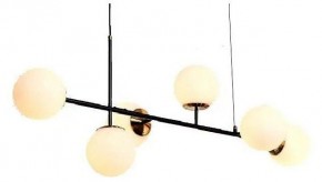 Подвесная люстра iLamp Golden 9136P/6 BK-WH в Пуровске - purovsk.ok-mebel.com | фото