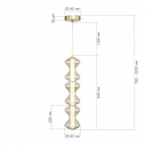 Подвесная люстра ST-Luce SPINE SL6136.213.01 в Пуровске - purovsk.ok-mebel.com | фото 4
