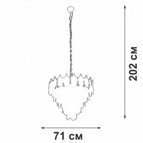 Подвесная люстра Vitaluce V58120 V58120-8/17 в Пуровске - purovsk.ok-mebel.com | фото 2