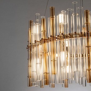 Подвесной светильник Arte Lamp Crystalla A4111LM-16GO в Пуровске - purovsk.ok-mebel.com | фото 3
