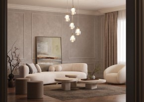Подвесной светильник Maytoni Aura MOD016PL-05BS в Пуровске - purovsk.ok-mebel.com | фото 4