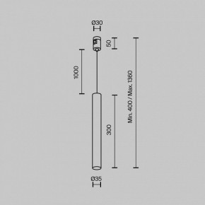 Подвесной светильник Maytoni Focus Led TR155-1-5W3K-BS в Пуровске - purovsk.ok-mebel.com | фото 4