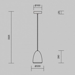 Подвесной светильник Maytoni Pilastro MOD430PL-01CM в Пуровске - purovsk.ok-mebel.com | фото 5