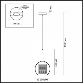 Подвесной светильник Odeon Light Clocky 4939/1 в Пуровске - purovsk.ok-mebel.com | фото 4