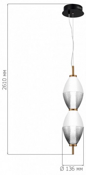 Подвесной светильник ST-Luce Ice SL6130.403.15 в Пуровске - purovsk.ok-mebel.com | фото 4