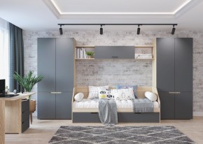 Полка 2032 АНТАЛИЯ (Сонома/Графит софт) в Пуровске - purovsk.ok-mebel.com | фото 2