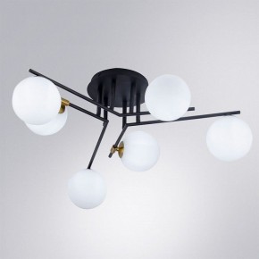 Потолочная люстра Arte Lamp Gemini A2243PL-6BK в Пуровске - purovsk.ok-mebel.com | фото 2