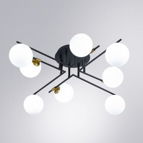 Потолочная люстра Arte Lamp Gemini A2243PL-8BK в Пуровске - purovsk.ok-mebel.com | фото 2