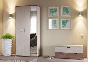 Прихожая ДОМИНО mini Бодега темный/светлый в Пуровске - purovsk.ok-mebel.com | фото 2