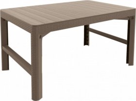 Раскладной стол Лион с регулируемой высотой столешницы (Lyon rattan table) капучино (h400/650) в Пуровске - purovsk.ok-mebel.com | фото 2