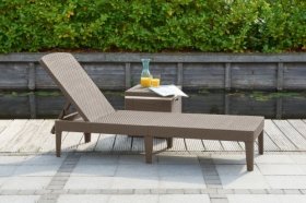 Шезлонг Джайпур (Jaipur Sun lounger) капучино в Пуровске - purovsk.ok-mebel.com | фото 2