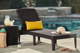 Шезлонг Джайпур (Jaipur Sun lounger) виски-коричневый в Пуровске - purovsk.ok-mebel.com | фото 3