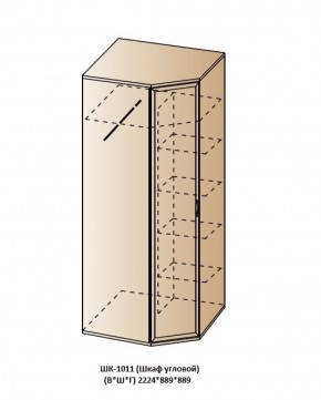 ШК-1011 (Шкаф угловой) в Пуровске - purovsk.ok-mebel.com | фото