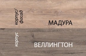 Шкаф 2DG2S/D1, DIESEL , цвет дуб мадура/веллингтон в Пуровске - purovsk.ok-mebel.com | фото 3