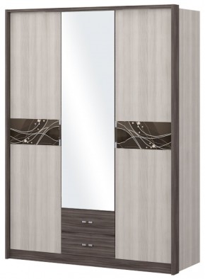 Шкаф 3-х дверный с зеркалом Шк68.2 МС Николь в Пуровске - purovsk.ok-mebel.com | фото