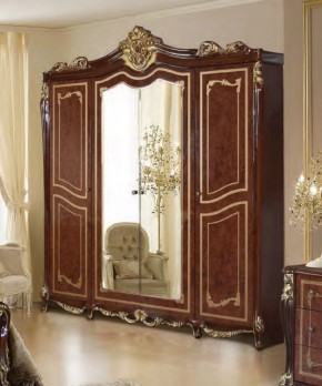 Шкаф 4-х дверный с зеркалами (19.144) Джоконда в Пуровске - purovsk.ok-mebel.com | фото