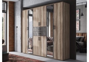 Шкаф для белья Паркинс в Пуровске - purovsk.ok-mebel.com | фото 3