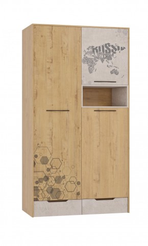 Шкаф для одежды 3 двери и 2 ящика Шк134.0 ДС Стэнфорд в Пуровске - purovsk.ok-mebel.com | фото