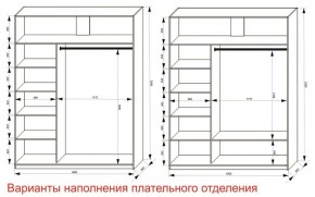 Шкаф-купе 1800 серии SOFT D8+D2+B2+PL4 (2 ящика+F обр.штанга) профиль «Капучино» в Пуровске - purovsk.ok-mebel.com | фото 5