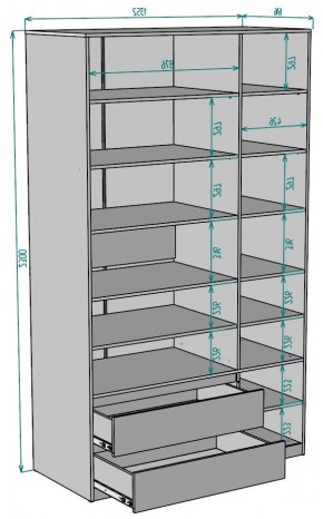 Шкаф Мальта H219 в Пуровске - purovsk.ok-mebel.com | фото 2