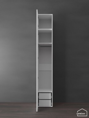 Шкаф с антресолью Linnea MHR-1POA-3 2450х400х510 (Белый-М 11.1.1) в Пуровске - purovsk.ok-mebel.com | фото 5
