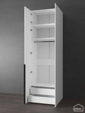Шкаф с антресолью Linnea MHR-2A-3 2450х800х510 (Белый-М 11.1.2) в Пуровске - purovsk.ok-mebel.com | фото 5