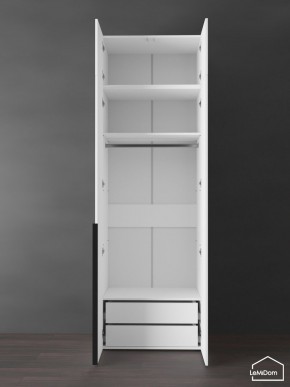 Шкаф с антресолью Linnea MHR-2A-3 2450х800х510 (Белый-М 11.1.2) в Пуровске - purovsk.ok-mebel.com | фото 6