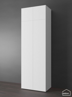 Шкаф с антресолью Linnea MHR-2POA-2 2450х800х510 (Белый-М 11.1.2) в Пуровске - purovsk.ok-mebel.com | фото