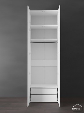 Шкаф с антресолью Linnea MHR-2POA-3 2450х800х510 (Белый-М 11.1.1) в Пуровске - purovsk.ok-mebel.com | фото 5