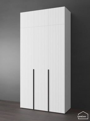 Шкаф с антресолью Linnea MHR-3A-1 2450х1200х510 (Белый-М 11.1.2) в Пуровске - purovsk.ok-mebel.com | фото