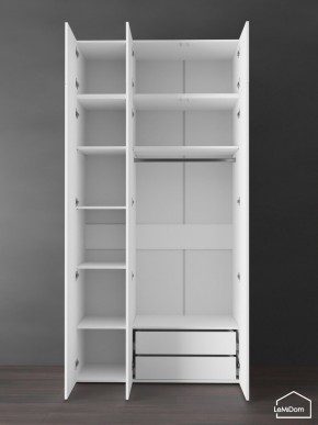 Шкаф с антресолью Linnea MHR-3POA-2 2450х1200х510 (Белый-М 11.1.1) в Пуровске - purovsk.ok-mebel.com | фото 6