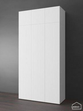 Шкаф с антресолью Linnea MHR-3POA-2 2450х1200х510 (Белый-М 11.1.2) в Пуровске - purovsk.ok-mebel.com | фото
