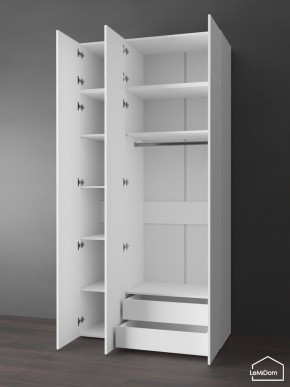 Шкаф с антресолью Linnea MHR-3POA-2 2450х1200х510 (Белый-М 11.1.2) в Пуровске - purovsk.ok-mebel.com | фото 5
