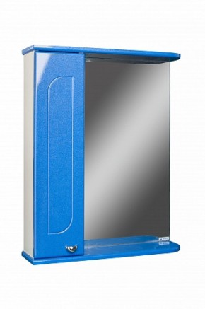 Шкаф-зеркало Радуга Синий металлик 60 левый АЙСБЕРГ (DA1130HZR) в Пуровске - purovsk.ok-mebel.com | фото 1