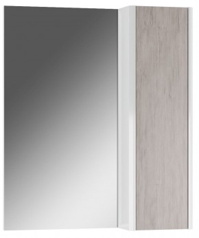 Шкаф-зеркало Uno 60 Дуб серый левый/правый Домино (DU1503HZ) в Пуровске - purovsk.ok-mebel.com | фото