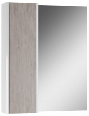 Шкаф-зеркало Uno 60 Дуб серый левый/правый Домино (DU1503HZ) в Пуровске - purovsk.ok-mebel.com | фото 2