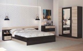 Спальный гарнитур Леси + 4-х створчатый шкаф в Пуровске - purovsk.ok-mebel.com | фото 2