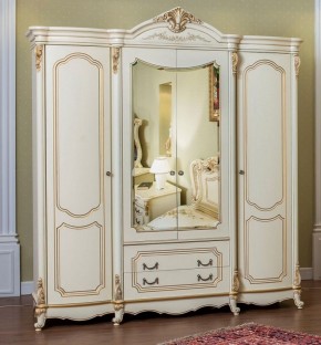 Спальный гарнитур Мона Лиза (крем) 1800 в Пуровске - purovsk.ok-mebel.com | фото 6