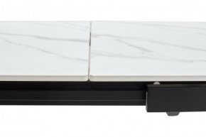 Стол CORNER 120 MATT WHITE MARBLE SOLID CERAMIC / BLACK, ®DISAUR в Пуровске - purovsk.ok-mebel.com | фото 8